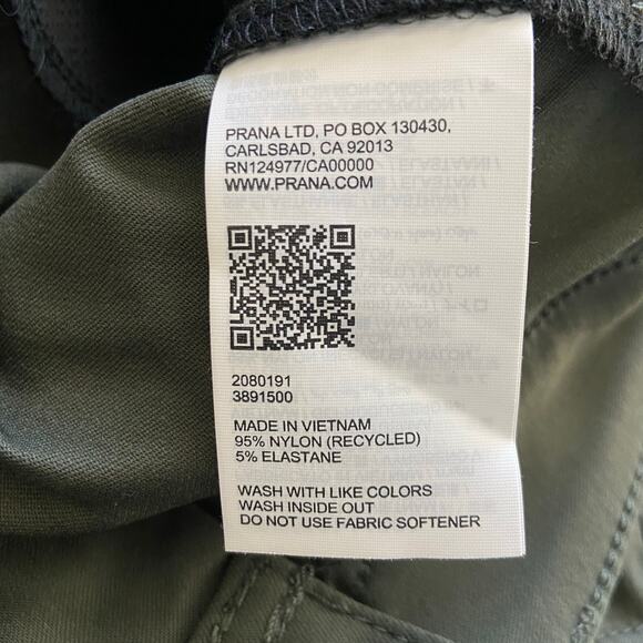 Prana Stretch Zion Cargo Pant Women's 2 Spruce 29" Inseam Relaxed Fit Straight - Picture 8 of 13